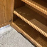 Vintage Golden Oak 5Shelf CABINET 36Wx13Dx82H