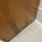 Vintage Golden Oak 5Shelf CABINET 36Wx13Dx82H