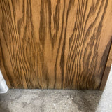 Vintage Golden Oak 5Shelf CABINET 36Wx13Dx82H