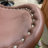 Midway Aviator Swivel Chair DINING CHAIRS Brown 26Wx20Dx31H