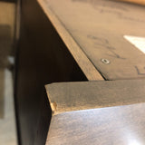 Room & Board End Cabinet Open Center MEDIA CONSOLE Grey 62Wx20Dx28H