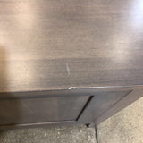 Room & Board End Cabinet Open Center MEDIA CONSOLE Grey 62Wx20Dx28H