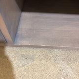 Room & Board End Cabinet Open Center MEDIA CONSOLE Grey 62Wx20Dx28H