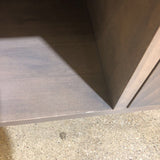 Room & Board End Cabinet Open Center MEDIA CONSOLE Grey 62Wx20Dx28H