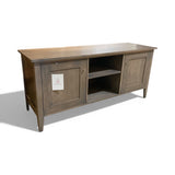 Room & Board End Cabinet Open Center MEDIA CONSOLE Grey 62Wx20Dx28H