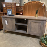 Room & Board End Cabinet Open Center MEDIA CONSOLE Grey 62Wx20Dx28H