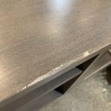 Room & Board End Cabinet Open Center MEDIA CONSOLE Grey 62Wx20Dx28H