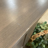 Room & Board End Cabinet Open Center MEDIA CONSOLE Grey 62Wx20Dx28H