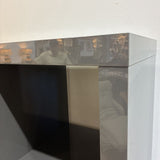 16-Section Gloss Laminate BOOK SHELF Grey 59Wx15.5Dx59H