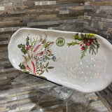 Michel Design Works "Christmas Bouquet" Melamine Tray ACCESSORIES 15.5Wx6.5H