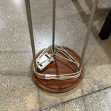 Metal Tripod Base w/ Woven Shade FLOOR LAMP 10d62h