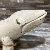 Villa2 Wooden Seal-Big ACCESSORIES White Wash 25w12d8h