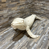 Villa2 Wooden Seal-Big ACCESSORIES White Wash 25w12d8h