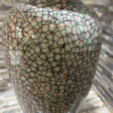 Ceramic Crackle Glaze Lamp TABLE LAMP 14d34h