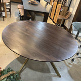 Bloomhome Carter Wooden Iron Round DINING TABLE 60d30h