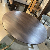 Bloomhome Carter Wooden Iron Round DINING TABLE 60d30h