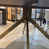 Bloomhome Carter Wooden Iron Round DINING TABLE 60d30h