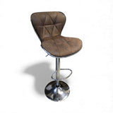 Shell Back Adjustable Stool BAR/COUNTER STOOL 19w16d34h