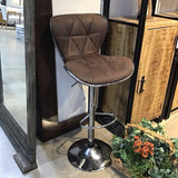 Shell Back Adjustable Stool BAR/COUNTER STOOL 19w16d34h