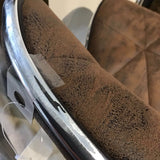 Shell Back Adjustable Stool BAR/COUNTER STOOL 19w16d34h