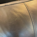 Macy's Kaleb Faux Leather 3-Seat SOFA Black 83w35d33h