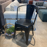 Restoration Hardware Marcel Armchair DINING CHAIRS Black 20w16d32h