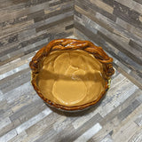 Decorative Glazed Ceramic Fall Basket HOLIDAY ITEMS 6d6h