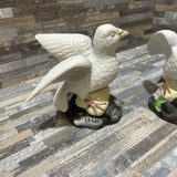 Pair Of Porcelain Doves ACCESSORIES 3d5h