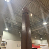 Chestnut Burl California King Four Poster Bed BEDS Brown 80.5w96d65h