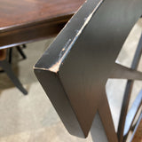 Arhaus Cross Back Upholstered Side Chair DINING CHAIRS 20w17d39h