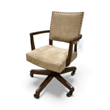 Pottery Barn Manchester Upholstered Swivel Desk Chair OFFICE CHAIRS 29w27.5d34.5h