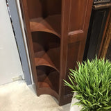 Solid Cherry Wood Corner Curio CABINET 19w14d78h