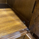 Crate & Barrel 8-Door Wood & Glass Display Bookcase BOOK SHELF 60w19d91h