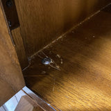 Crate & Barrel 8-Door Wood & Glass Display Bookcase BOOK SHELF 60w19d91h