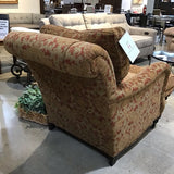 Arhaus Patterned Loung Chair W/Ottoman LOUNGE CHAIRS 33w40d35h
