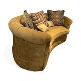 Raymond Waites Custom Curved Sofa SOFA 96w48d35h