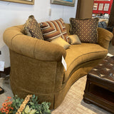 Raymond Waites Custom Curved Sofa SOFA 96w48d35h