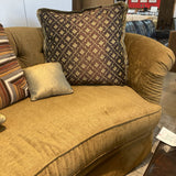 Raymond Waites Custom Curved Sofa SOFA 96w48d35h