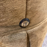 Raymond Waites Custom Curved Sofa SOFA 96w48d35h