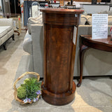 English Antique Mahogany Pedestal CABINET 17d40h