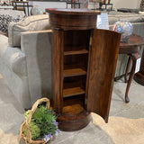 English Antique Mahogany Pedestal CABINET 17d40h