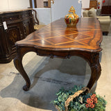 Solid Wood Parquet Style w/ Two 22" Leaves DINING TABLE 82w43d30h