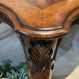 Solid Wood Parquet Style w/ Two 22" Leaves DINING TABLE 82w43d30h