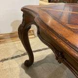 Solid Wood Parquet Style w/ Two 22" Leaves DINING TABLE 82w43d30h