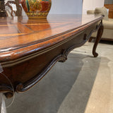 Solid Wood Parquet Style w/ Two 22" Leaves DINING TABLE 82w43d30h