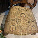 Parquet Style Upholstered Side Chair DINING CHAIRS 24w21d42h