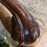 Parquet Style Upholstered Captain DINING CHAIRS 24w21d42h