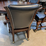 American Heritage Billiards Napoli Game Chair On Casters CHAIR 27w19d34h