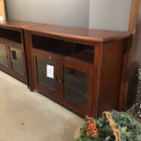 TechCraft Solid Wood High Two-Door w/ Open Shelf MEDIA CONSOLE 50w20d36h