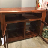 TechCraft Solid Wood High Two-Door w/ Open Shelf MEDIA CONSOLE 50w20d36h